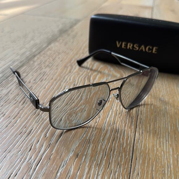 Versace Other - Versace Men’s Metal Glasses Silver Aviator